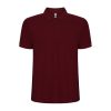 bordo-mazhka-polo-teniska-brickred-60-pamuk-40-poliester Brick red polo shirt with classic collar made from 60 percent cotton and 40 percent polyester blend with an elegant and professional appearance