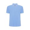 detska-sky-blue-polo-teniska-s-yaka-65-pamuk-35-poliester Kids' Sky Blue polo shirt with collar made from 65% cotton and 35% polyester for school uniforms, embroidery, custom printing and team apparel.