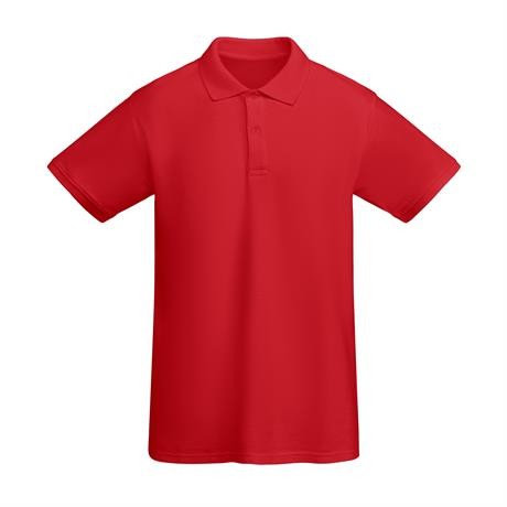 mazhka-chervena-polo-teniska-210gr-organichen-pamuk Men's red organic cotton polo shirt 210 g/m² premium quality short sleeve suitable for printing embroidery and corporate clothing