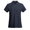 damska-premium-tumnosinya-polo-teniska-organichen-pamuk-za-brandirane Women's premium deep navy organic cotton polo shirt for corporate workwear, branding, embroidery, DTF printing and promotional campaigns.