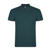 Men's storm blue polo shirt made from 100% cotton premium quality short sleeve classic collar suitable for embroidery, printing and corporate clothing