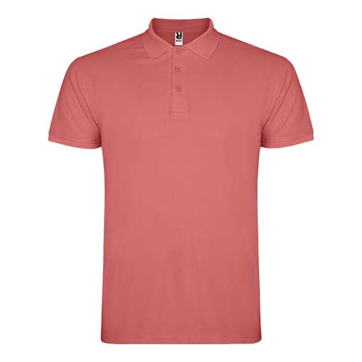 Men's chrysanthemum red polo shirt made from 100% cotton premium quality short sleeve classic collar suitable for embroidery, printing and corporate clothing