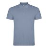 Men's zen blue polo shirt made from 100% cotton premium quality short sleeve classic collar suitable for embroidery, printing and corporate clothing