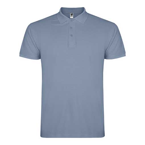 Men's zen blue polo shirt made from 100% cotton premium quality short sleeve classic collar suitable for embroidery, printing and corporate clothing