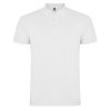Men's white polo shirt made from 100% cotton premium quality short sleeve classic collar suitable for embroidery, printing and corporate clothing