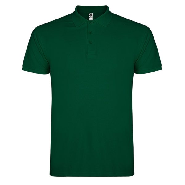 Men's bottle green polo shirt made from 100% cotton premium quality short sleeve classic collar suitable for embroidery, printing and corporate clothing