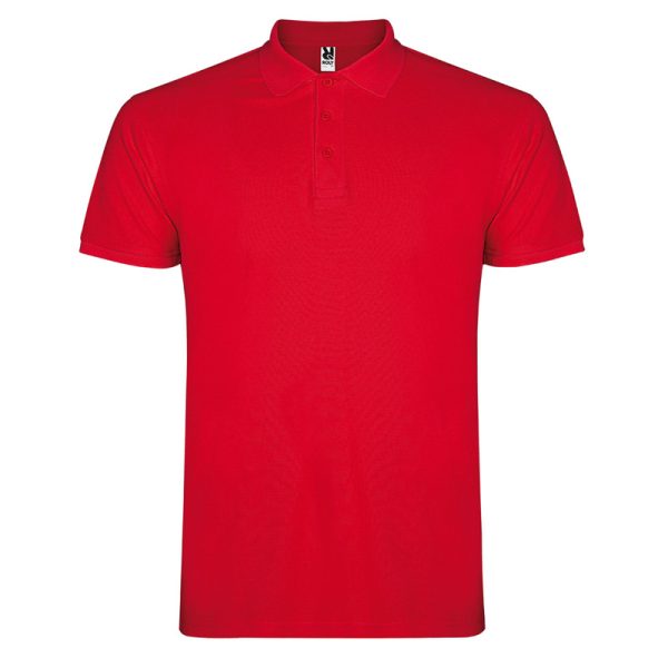 Men's red polo shirt made from 100% cotton premium quality short sleeve classic collar suitable for embroidery, printing and corporate clothing