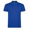 Men's royal blue polo shirt made from 100% cotton premium quality short sleeve classic collar suitable for embroidery, printing and corporate clothing