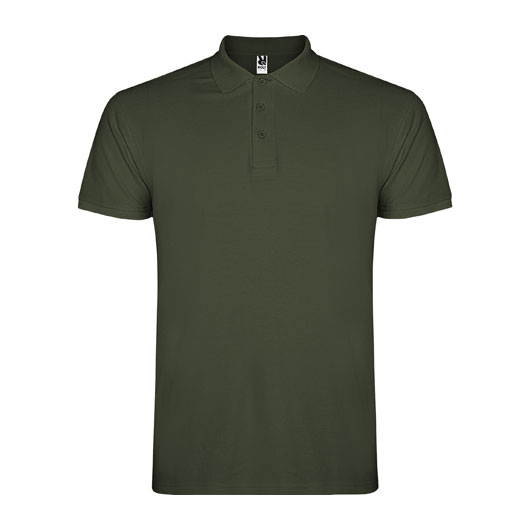 Men's adventure green polo shirt made from 100% cotton premium quality short sleeve classic collar suitable for embroidery, printing and corporate clothing