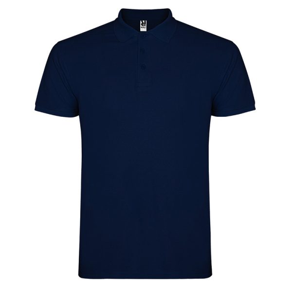 Men's deep navy polo shirt made from 100% cotton premium quality short sleeve classic collar suitable for embroidery, printing and corporate clothing