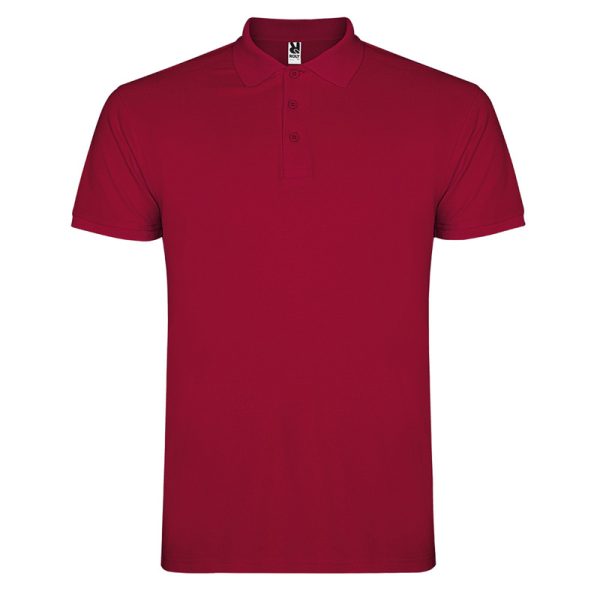 Men's brick red polo shirt made from 100% cotton premium quality short sleeve classic collar suitable for embroidery, printing and corporate clothing