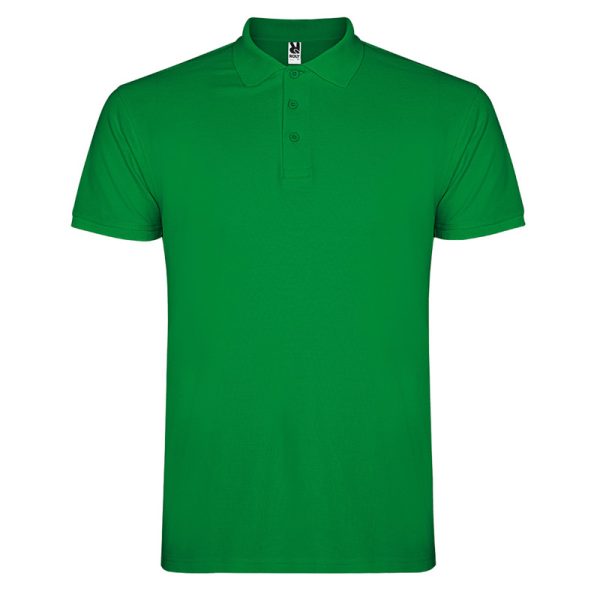 Men's fern green polo shirt made from 100% cotton premium quality short sleeve classic collar suitable for embroidery, printing and corporate clothing