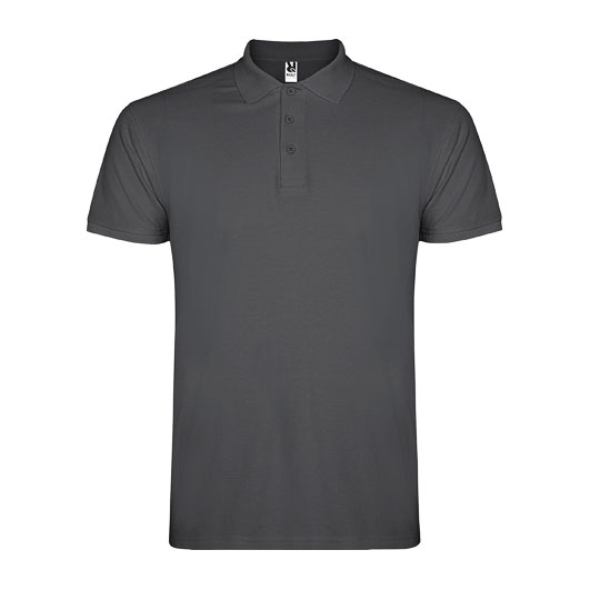 Men's light graphite polo shirt made from 100% cotton premium quality short sleeve classic collar suitable for embroidery, printing and corporate clothing