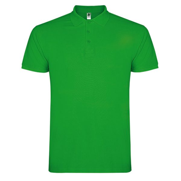 Men's green polo shirt made from 100% cotton premium quality short sleeve classic collar suitable for embroidery, printing and corporate clothing