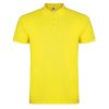 Men's yellow polo shirt made from 100% cotton premium quality short sleeve classic collar suitable for embroidery, printing and corporate clothing