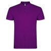 Men's purple polo shirt made from 100% cotton premium quality short sleeve classic collar suitable for embroidery, printing and corporate clothing
