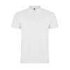 Men's White polo shirt with collar made from 100% cotton, suitable for corporate uniforms, embroidery, custom printing and everyday professional wear.