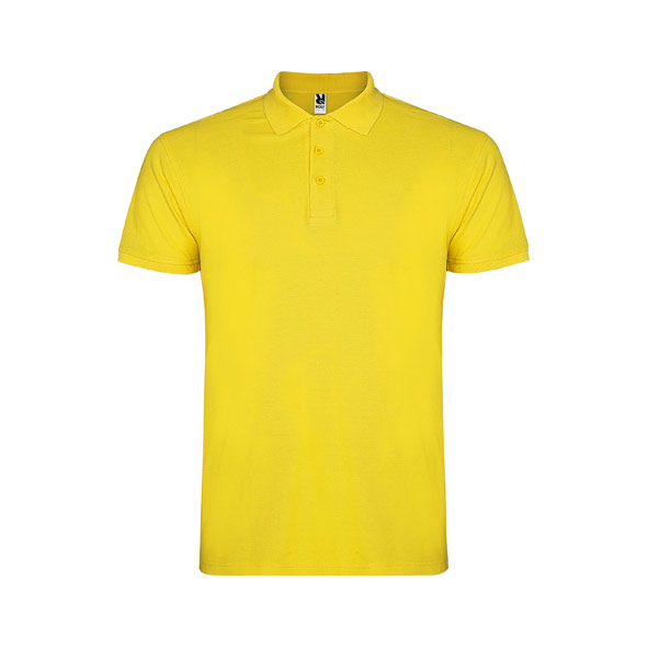 Men's Sunflower yellow polo shirt with collar made from 100% cotton, suitable for corporate uniforms, embroidery, custom printing and everyday professional wear.