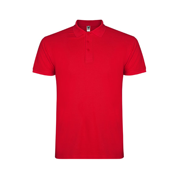 Men's Red polo shirt with collar made from 100% cotton, suitable for corporate uniforms, embroidery, custom printing and everyday professional wear.