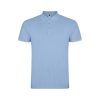 Men's Sky Blue polo shirt with collar made from 100% cotton, suitable for corporate uniforms, embroidery, custom printing and everyday professional wear.