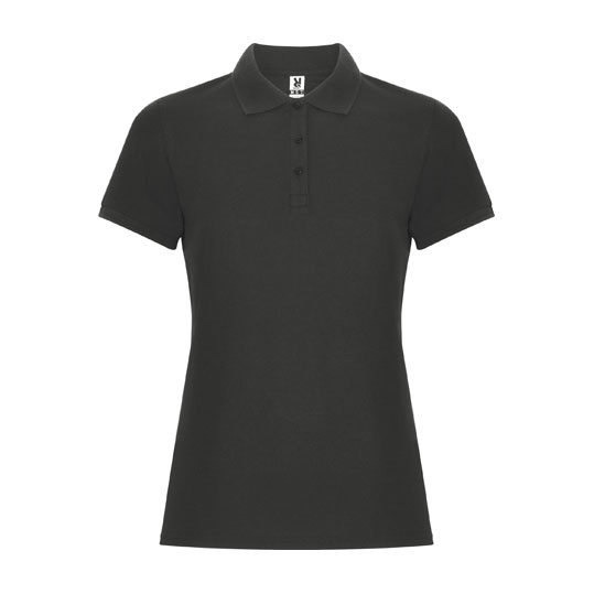 damska-svetlografitena-polo-teniska-pamuk-poliester-za-brandirane Women's light graphite cotton polyester polo shirt for corporate workwear, branding, embroidery, DTF printing and promotional campaigns.