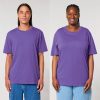 premium-uniseks-lilava-teniska-organichen-pamuk-180g-za-brandirane Premium unisex purple organic cotton t-shirt 180 g/m² high quality for workwear, corporate branding and promotional printing