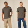 premium-uniseks-moka-teniska-organichen-pamuk-180g-za-brandirane Premium unisex mocha organic cotton t-shirt 180 g/m² high quality for workwear, corporate branding and promotional printing
