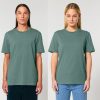 premium-uniseks-zelena-teniska-organichen-pamuk-180g-za-brandirane Premium unisex green bay organic cotton t-shirt 180 g/m² high quality for workwear, corporate branding and promotional printing