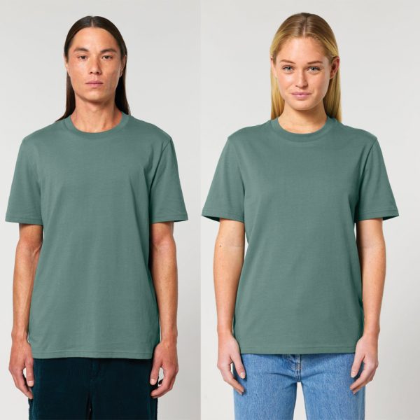 premium-uniseks-zelena-teniska-organichen-pamuk-180g-za-brandirane Premium unisex green bay organic cotton t-shirt 180 g/m² high quality for workwear, corporate branding and promotional printing