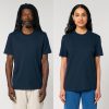 premium-uniseks-teniska-french-navy-organichen-pamuk-180g-za-pechat-i-brandirane Premium French navy organic cotton t-shirt 180 g/m² high quality unisex t-shirt suitable for corporate branding, workwear and custom printing