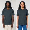 premium-uniseks-teniska-india-ink-grey-organichen-pamuk-180g-za-pechat-i-brandirane Premium India Ink Grey organic cotton t-shirt 180 g/m² high quality unisex t-shirt made from 100% organic cotton for corporate clothing, branding and custom printing